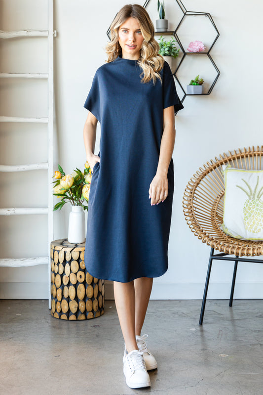 Cotton Poly Fleece Dress